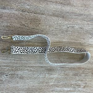 Anthropologie calf hair crossbody strap